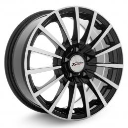 X`trike X-106 6.5x15 PCD5x100 ET48 DIA 67.1  BK/FP